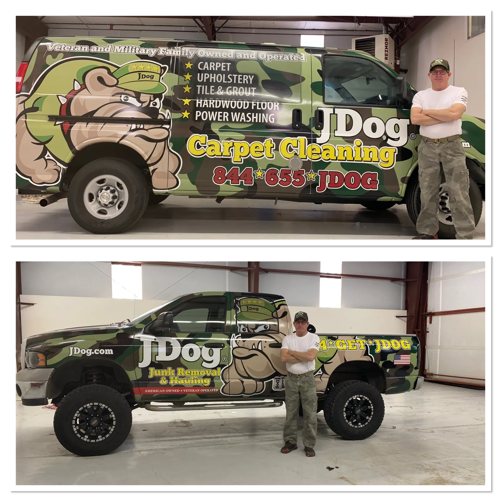 JDog Junk Removal & Hauling branded truck serving St. George, UT